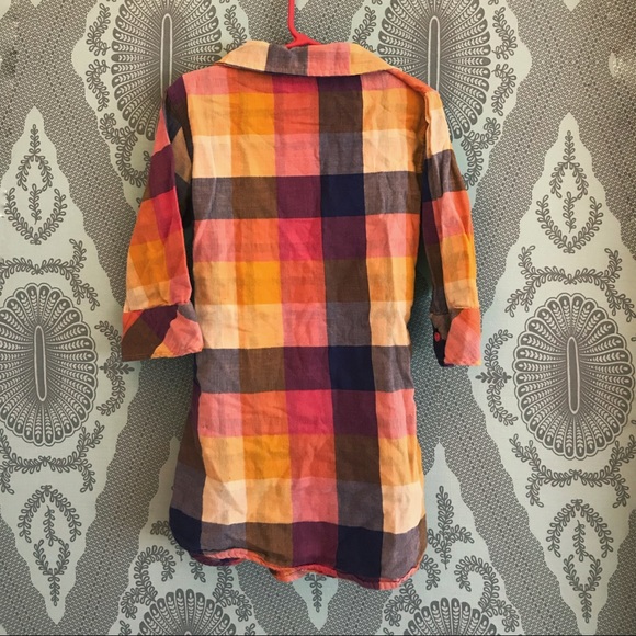Girl’s Retro Plaid Fall tunic/ dress - Picture 4 of 5